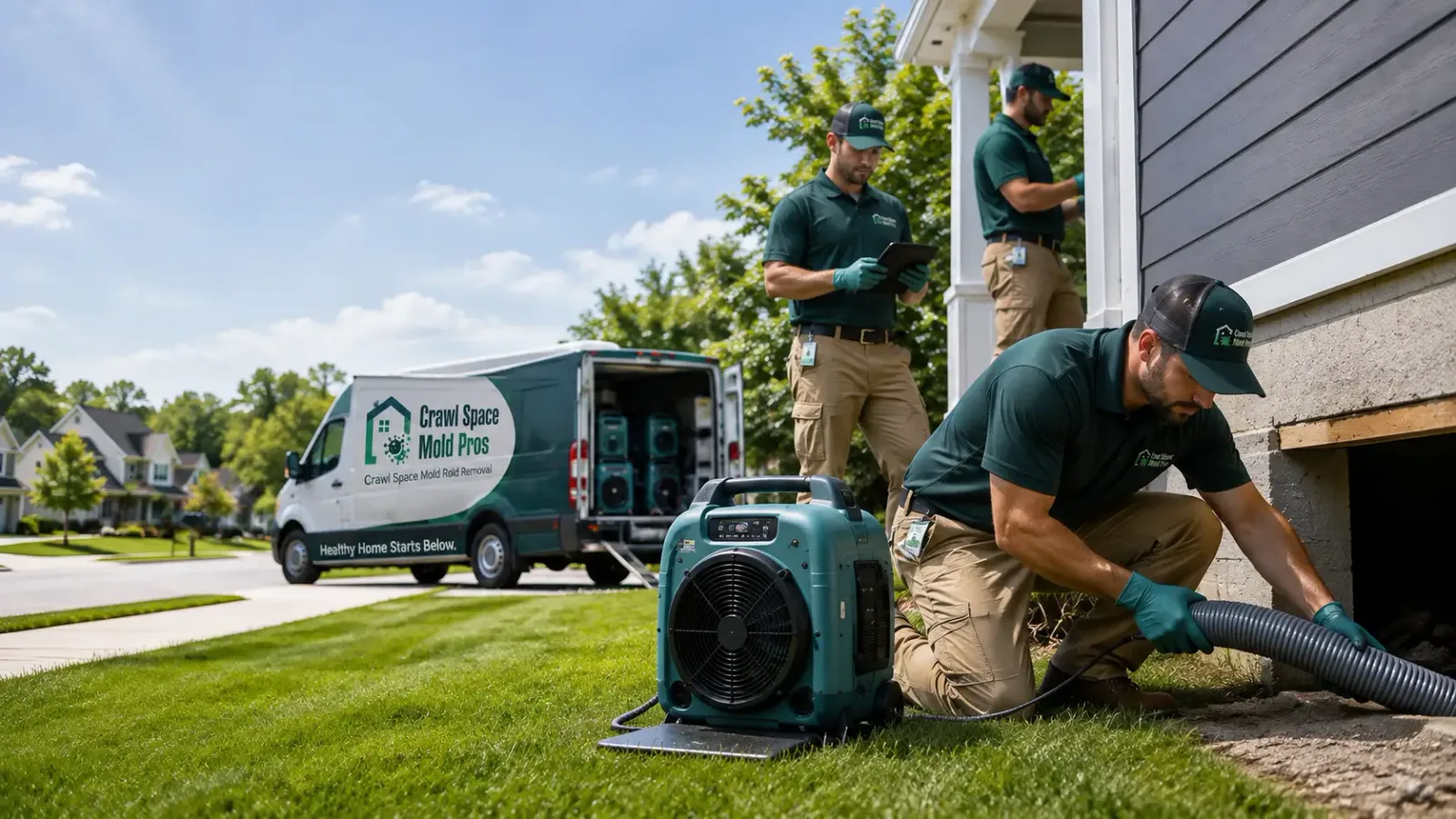 Crawl Space Mold Removal in Buffalo, IN